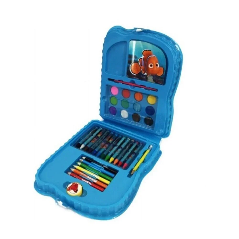 Disney Art Set Finding Dory Character Pixar Bendon Portable Craft with Case NEW